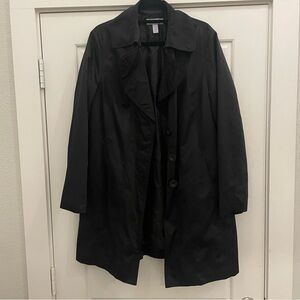 Nine & CO by‎ Nine West Women’s Black Trench Coat size XL